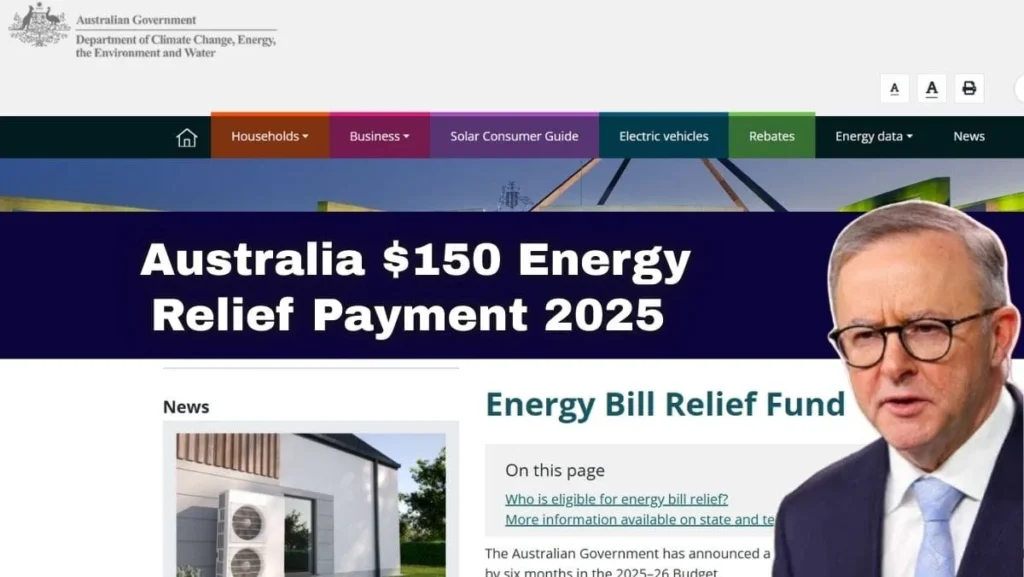 Australia $150 Energy Relief Payment 2025, Who Will Get It & When? 1 $150 Energy Relief Payment 2025