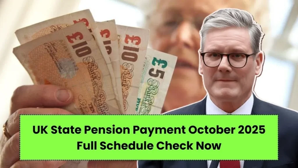 UK State Pension Payment October 2025